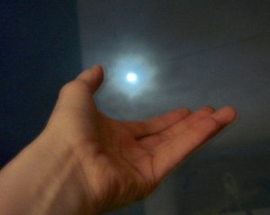 holding a moonbeam